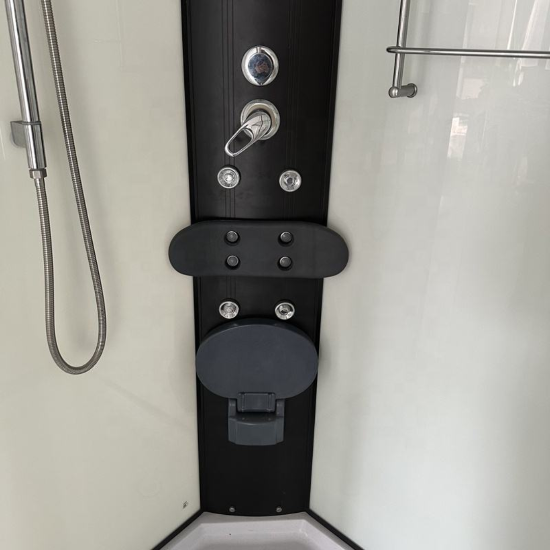AquaLuxe HaloCurve Steam Shower