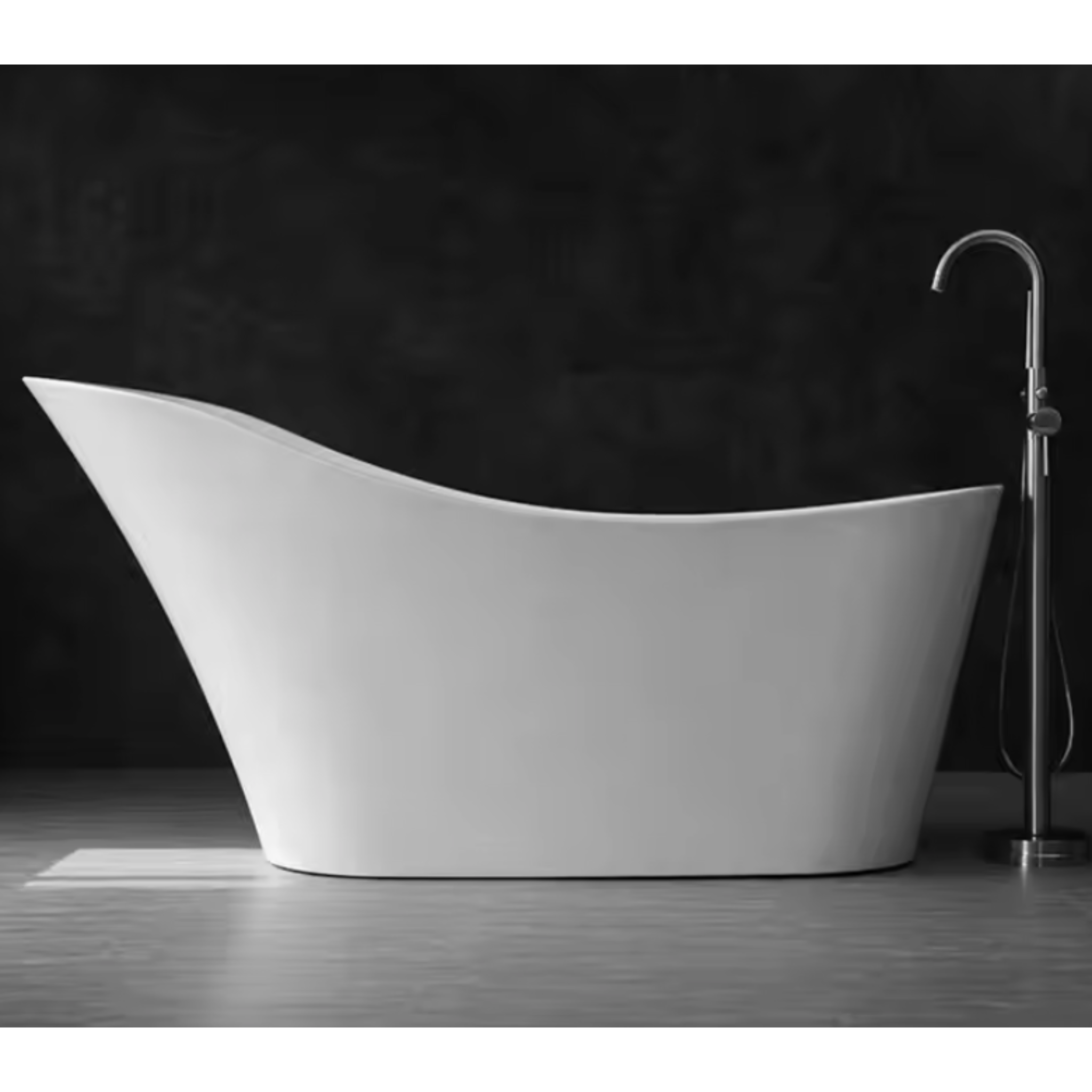 Serene Crest Freestanding Soaking Tub